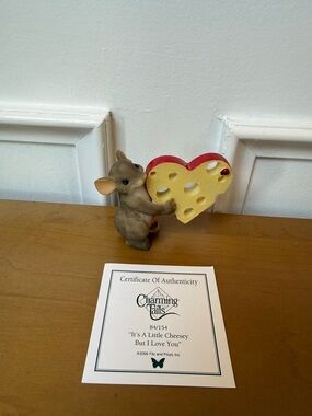 Charming Tails 'It's A Little Cheesey But I Love You' Certificate